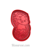 Load image into Gallery viewer, easter theme cookie cutter stamp - rabbit basket hatching baby chicken pyo cookie baby chicken hatching