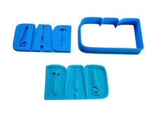 Load image into Gallery viewer, dad cookie cutter and debosser - father's day - finishing, bbq, family, and tradie