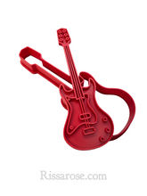 Load image into Gallery viewer, music theme cookie cutter stamp - drum grand piano violin microphone saxophone guitar keyboard keyboard electric guitar