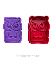 Load image into Gallery viewer, Animals Cookie Cutter Stamp Polar Bear Elephant Lion Dragon Owl Teddy Bear Dinosaur Sloth