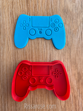 Load image into Gallery viewer, cassette game controllers cookie cutter and stamp - teen birthday music game controller