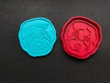 Load image into Gallery viewer, dog cat faces cookie cutter and stamp