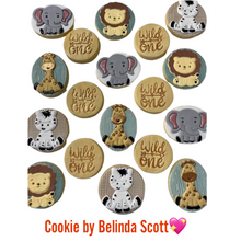 Load image into Gallery viewer, Baby shower Cookie Stamp Oh baby Bun in the oven Wild one Fondant Embosser Cake Decoration