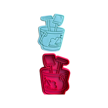 Load image into Gallery viewer, Happy Australia day theme cookie cutter stamp -kangaroo,koala, summer beach bucket