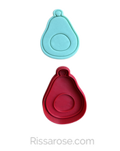 Load image into Gallery viewer, Fruit vegetable theme cookie cutter embosser banana carrot radish corn pear pumpkin avocado pineapple onion tomato watermelon apple lemon strawberry