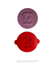 Load image into Gallery viewer, Floral alphabet cookie debossers mother's day letter