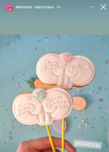 Load image into Gallery viewer, Bunny nose Cookie Cutter Stamp Easter PYO