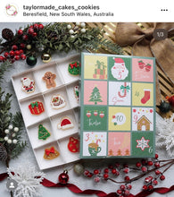Load image into Gallery viewer, Mini xmas cookie cutter fondant embosser cupcake topper advent calendar Santa DIY Tools Clay Soap PYO