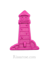 Load image into Gallery viewer, sailing elements cookie cutter stamp lighthouse boat helm anchor debosser lighthouse