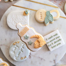 Load image into Gallery viewer, Baby Cookie Cutters debosser Rattle Bottle Baby Block Boho