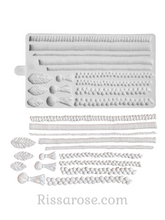 Load image into Gallery viewer, hemp rope tassel macrame silicone mold fondant cakes decorating mould boho chic bohemian