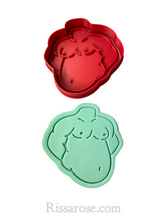 Load image into Gallery viewer, dad bod cookie cutter set father figure happy father's day dad bod