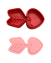 Load image into Gallery viewer, Love elements Cookie Cutter Stamp Kiss Hearts Lips Arrow