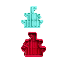 Load image into Gallery viewer, Chinese New Year Set Tet Cookie Cutter Stamp Lantern balloon Fan Koi fish