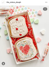 Load image into Gallery viewer, Love you hundreds thousand Cookie Cutter Stamp Love you 100's 1000's Valentine's Day