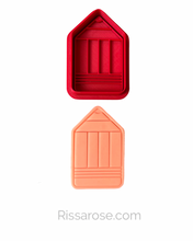Load image into Gallery viewer, Teacher Set Cookie Cutter Stamp Crayon Pencil Glue Ruler Apple #1 Teacher Thanks
