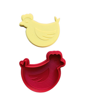 Load image into Gallery viewer, Easter cookie cutter debosser floral bunny Hen basket daisy carrots picnic