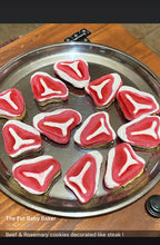 Load image into Gallery viewer, sausage steak cookie cutter stamp t bone steak father's day hotdog