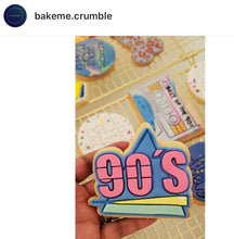 Load image into Gallery viewer, 90s Retro Cookie Cutter Stamp Game Roller Skates Thunder Cube Camera roll Floppy Disk