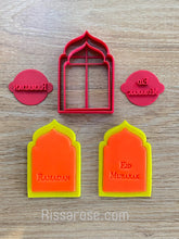 Load image into Gallery viewer, mosque shape cookie fondant embosser eid mubarak eid al-fitr ramadan stamp