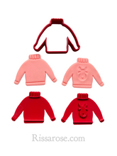 Load image into Gallery viewer, christmas ugly jumper cookie cutter reindeer rudolph sweater christmas in july