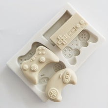 Load image into Gallery viewer, video game controllers silicon mould playstation remote cake fondant sugarcraft soap
