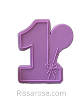 Load image into Gallery viewer, balloons number cookie cutter debosser bouquets heart 1