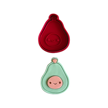 Load image into Gallery viewer, Let's avocado cookie cutter xo debosser valentine's day