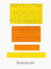 Load image into Gallery viewer, Signature font Alphabets set Numbers Symbols set