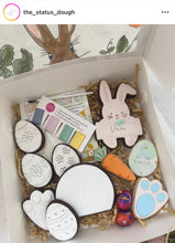 Load image into Gallery viewer, Easter cookie cutter set rabbit tail feet carrot multi piece cutter