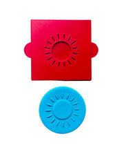Load image into Gallery viewer, Sun Half Sun cookie debosser raised fondant