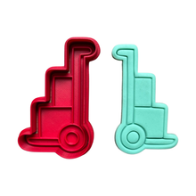 Load image into Gallery viewer, Post office Cookie Cutter Stamp folding trolley news paper Aus post Post fan Packing box