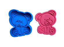 Load image into Gallery viewer, Animals Cookie Cutter Stamp Polar Bear Elephant Lion Dragon Owl Teddy Bear Dinosaur Sloth