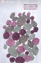 Load image into Gallery viewer, 7 assorted roses silicone cake fondant sugarcraft soap floral theme