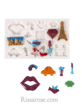 Load image into Gallery viewer, valentine's day silicone mould lip sexy hat luxury alfie towler high heel rose makeup beetle car dove