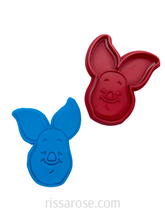 Load image into Gallery viewer, winnie the pooh face cookie cutter stamp piglet eeyore tigger fondant embosser piglet