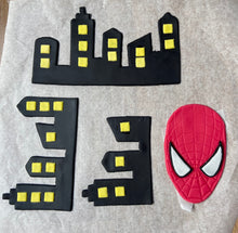 Load image into Gallery viewer, skyline cookie cutter high-rise buildings city cake fondant cutter