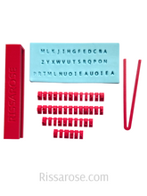 Load image into Gallery viewer, mini capital font alphabets set arial petite