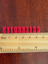 Load image into Gallery viewer, mini capital font alphabets set arial petite