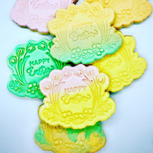 Load image into Gallery viewer, Happy Easter Cookie Cutter Tulips Floral flower Easter Egg