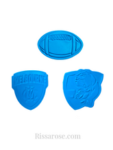 Load image into Gallery viewer, australia football cookie cutter stamp afl footy melbourne demons western bulldog