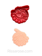 Load image into Gallery viewer, Honey theme Cookie Cutter Stamp honeycomb bee jar Winnie Fondant Embosser hexagonal