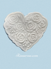 Load image into Gallery viewer, happy valentine's day debosser rose heart cookie cutter fondant embosser cake decoration hearts