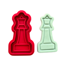 Load image into Gallery viewer, Complete Chess cutter stamp Pawn King Queen Bishop Rook Knight Board Game