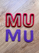 Load image into Gallery viewer, Alphabet Cookie Cutter Letter cookie cake large jumbo size