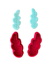 Load image into Gallery viewer, Flower bouquet set 1 - mother's day cookie cutter debossers leaf vase tag