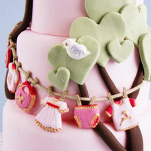 Load image into Gallery viewer, baby silicone mould -baby shower onesie bib nappy dress