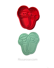 Load image into Gallery viewer, Mother's day cookie cutter and stamp set - spa facial bubble wine bathrobe slipper eye masks