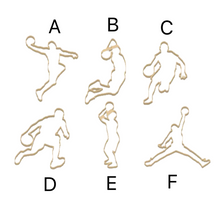 Load image into Gallery viewer, Basketball Poses Cutter jump shot carry layup dunk silhouette
