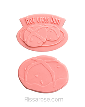 Load image into Gallery viewer, Hot cross buns Cookie Cutter Debosser Easter